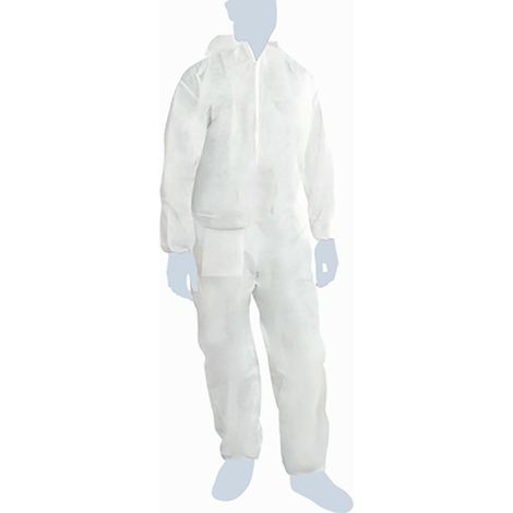 TUTA MONOUSO PLP BIANCA TAGLIA XXL SET 5 PEZZI - FAB (1/2)