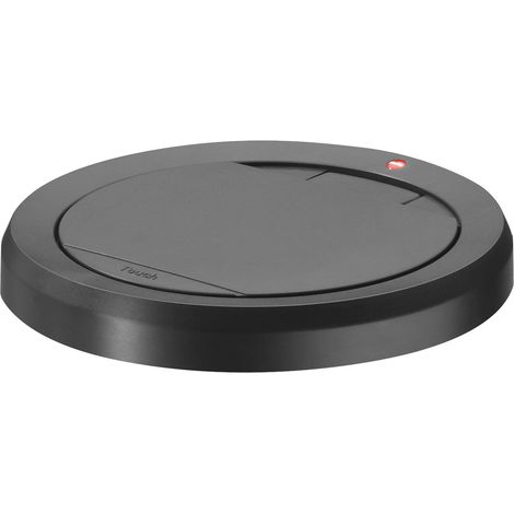 Hailo Deckel Touch mit Klemmring in schwarz für BigBin Touch/XL