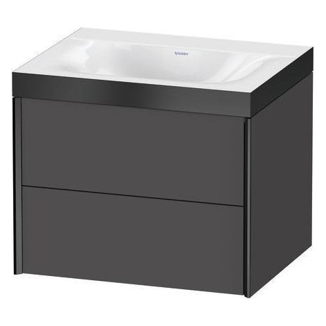 Kit de fixation pour lavabo XVIU 600x480mm o HL sw ma / ta s-matt Ra B2