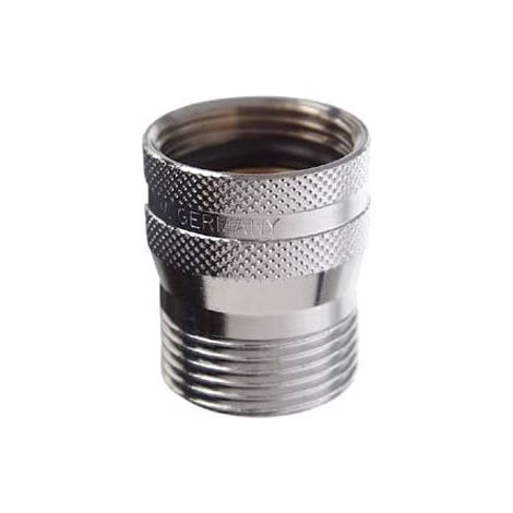 Cornat, TECW306502, Acqua Stop per lavatrice/lavastoviglie, 3/4 di pollice, cromo