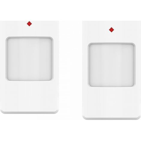 Bewegungsmelder 9m / 110° 2er Set für ELRO AS90S Home+ Alarmanlage mit App (1/5)