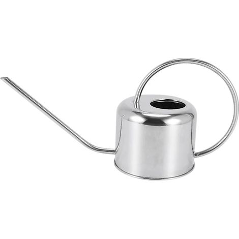 Pichet à eau en acier inoxydable de style européen, 900 ml, usage domestique, finition argentée. (1/4)