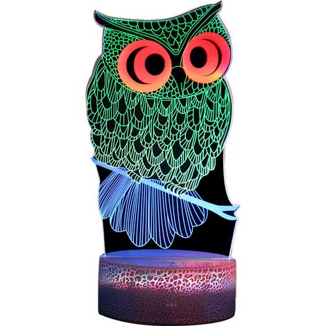 Veilleuse 3D originale, cadeau créatif, lampe de chevet LED, style 5