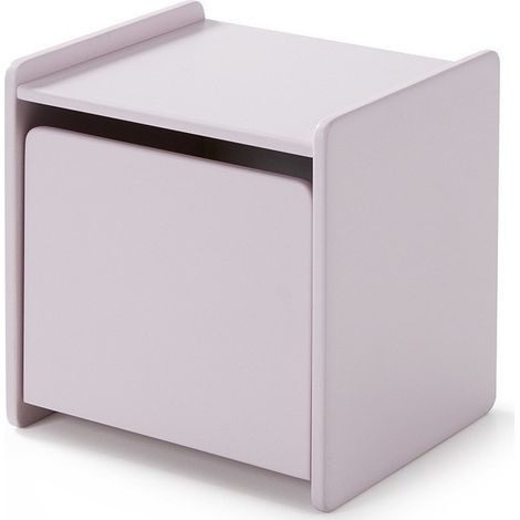 Table de chevet Kiddy avec espace de rangement - rose (1/3)