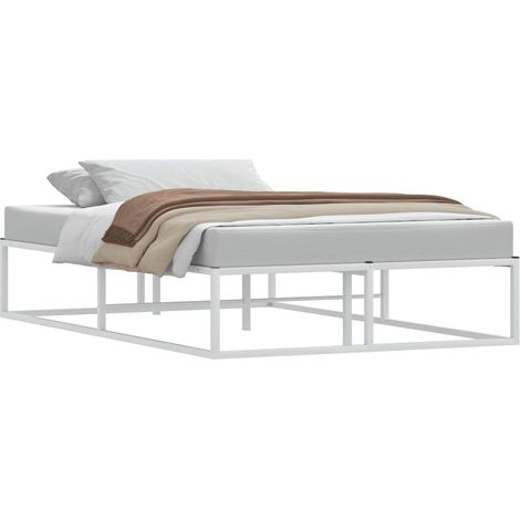 Giroletto senza Materasso Bianco 120x200 cm in Metallo vidaXL