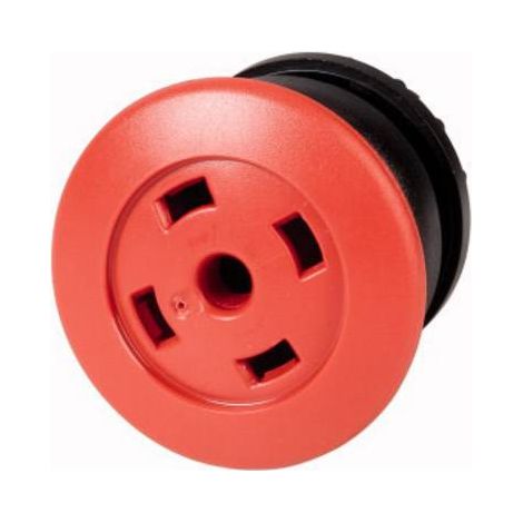 Bouton-poussoir ' coup de poing ' rouge sans étiquette à rappel EATON M22S-DP-R-X (1/2)