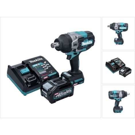 Makita TW 001 GM101 Akku Schlagschrauber 40 V max. 1800 Nm Brushless XGT + 1x Akku 4,0 Ah + Ladegerät (1/5)