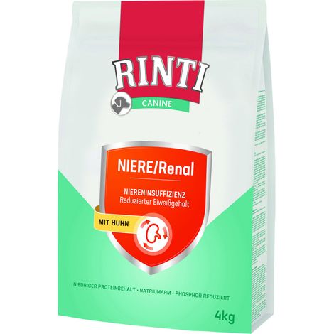Rinti Canine Hundetrockenfutter Adult Light 4 kg Huhn Trockenfutter Hunde