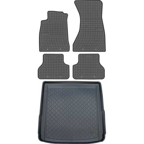 Audi A4 B9 Kombi ab 11/2015 SET - Gummifußmatten + Kofferraummatte (1/5)