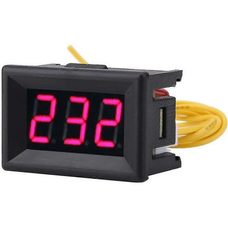 Voltmètre numérique à affichage LED 0,36" (1 pièce), panneau de mesure de tension alternative 70-380 V (1/5)