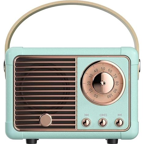 Tragbarer Kabelloser Mini Bluetooth Lautsprecher Zimmer Deko mit Freisprechfunktion für Handy und Mikro-SD und USB Deko Schlafzimmer Geschenke Junge 8 Jahre Frauen Geburtstagsgeschenk(Blau)