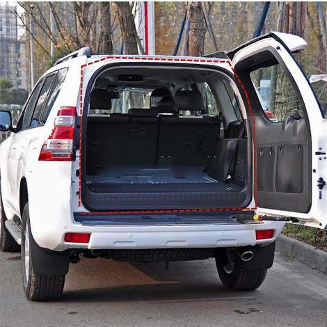 1 pezzo Guarnizione in gomma nera per portellone posteriore dell'auto per Toyota Land Cruiser Prado 120 LC120 2003-2