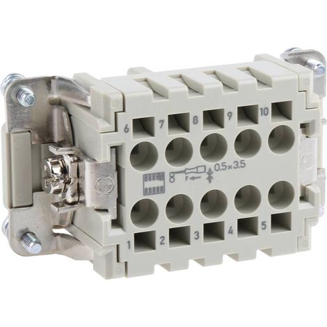 Harting 09 33 010 2716 Inserto femmina Han® E 10 + PE Gabbia a molla 1 pz. (1/3)