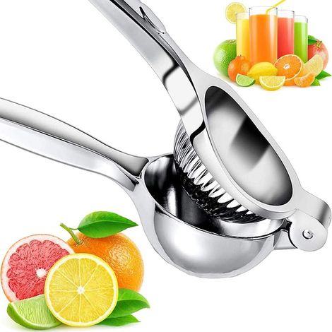 Zitronenpresse  Manuelle Zitruspresse – Robuste und langlebige manuelle Zitruspresse  Fruchtpresse aus Zinklegierung mit ergonomischem Griff