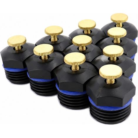 Tête d'arrosage centrifuge miniature 1/2 po, réglable pour l'irrigation des pelouses et des serres (1/2)