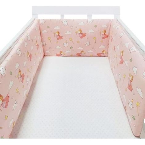 (A06)Tour De Lit Rembourré En Une Pièce Coussin De Protection Pour Le Lit De Bébé Tour De Lit Pour Le Lit De Bébé,A06,30 x 200Cm(x7941) (1/4)