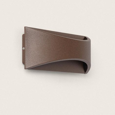 Aplique de Pared Exterior LED 7W Aluminio Iluminación Doble Cara CCT Seleccionable Gedved Óxido