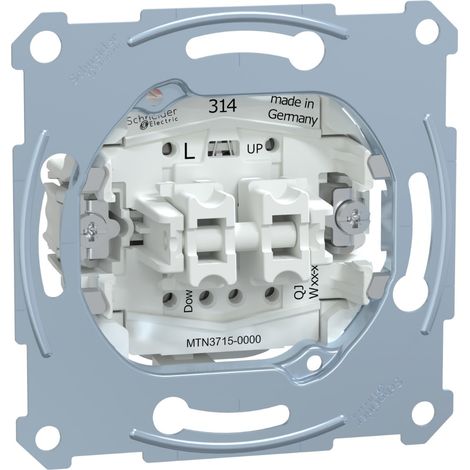 Interrupteur volets roulants D-Life - mécanisme seul - 10A - Schneider Electric - MTN3715-0000 (1/5)