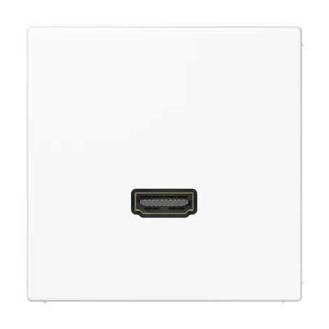 Jung HDMI, Thermoplast, Serie LS, alpinweiß MA LS 1112 WW