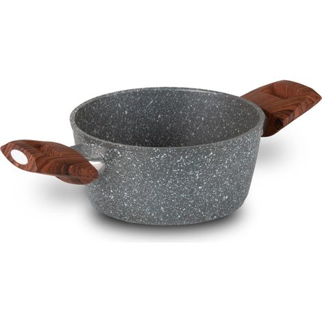 Mamù Casseruola con due manici, ad induzione, antiaderente, con alto spessore, extra resistente, Ø 16 cm (1/5)