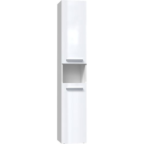 Colonne de salle de bain Nel I BLANC BRILLANT