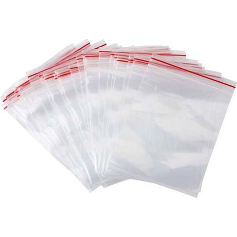 Sachets plastiques transparents refermables, 6x8cm, 500 pièces, pour la conservation et la décoration des aliments. (1/5)