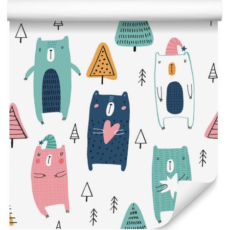 Papier peint décoratif à motif scandinave 50x1000 cm (1/5)
