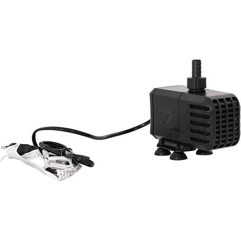 Pompe submersible pour aquarium 1 300 L/h ABS noire, 12,2 x 7,5 x 8 cm, 2 buses - PANGIVO (1/5)