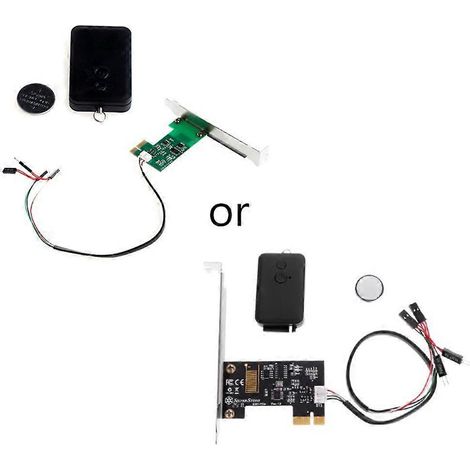 Interrupteur d'alimentation/réinitialisation PC sans fil 2.4 GHz (1/5)