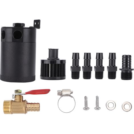 Modification du véhicule : bidon d’huile à trois trous avec filtre à air et valve (1/5)