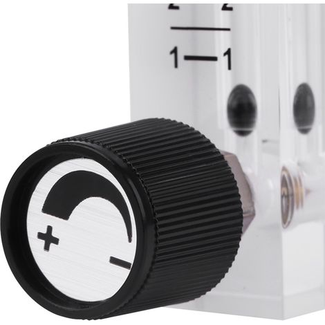 Débitmètre LZQ-7 1-10 LPM avec vanne de régulation pour oxygène/air/gaz (1/5)