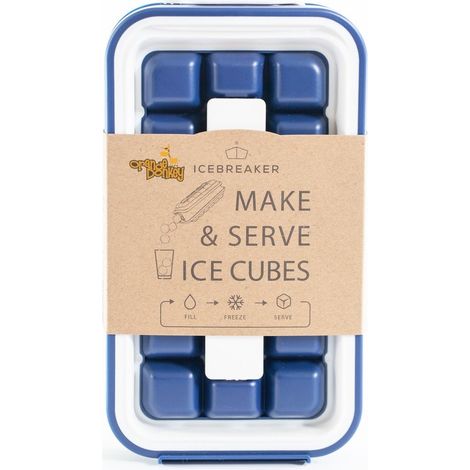 Bandeja para cubitos de hielo con fácil liberación, 18 cubitos, hermética