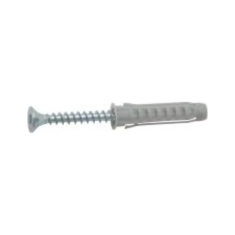 FPLUS fischer taco sx plus 8 + tor.5x55 x50 uds. , fischer Taco de expansión SX-8 + tornillo pozidrive.
Poderosa fijación de nylon con cuatro vías de expansión, con reborde para un