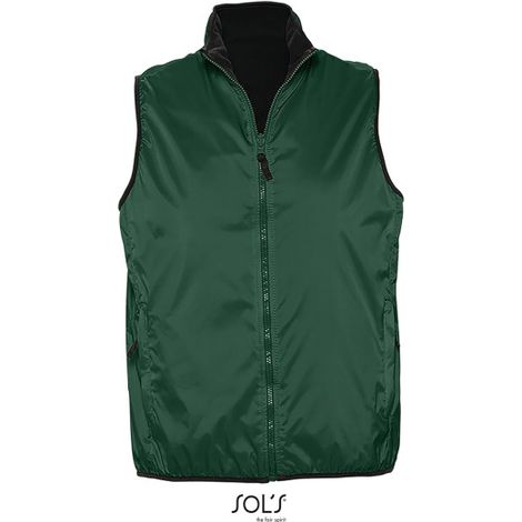 Chaleco Unisex Reversible Y Contrastado SOL'S WINNER L Verde bosque (1/2)