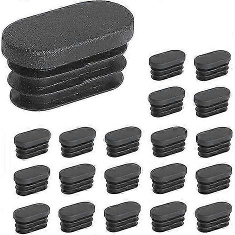 Embouts ovales en plastique pour pieds de meubles et de chaises (20 pièces) (1/4)