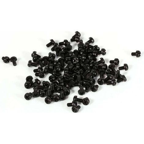 Lot de 100 vis hexagonales mâles et femelles en nylon et plastique M3 x 5 pour le travail du bois et les projets de bricolage (1/4)