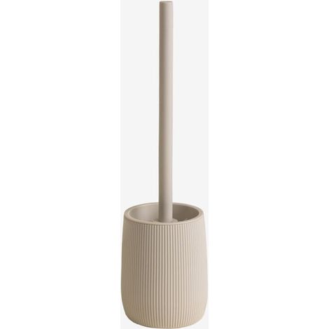 Brosse de toilette beige/crème, brosse de toilette extérieure à texture géométrique (1/5)