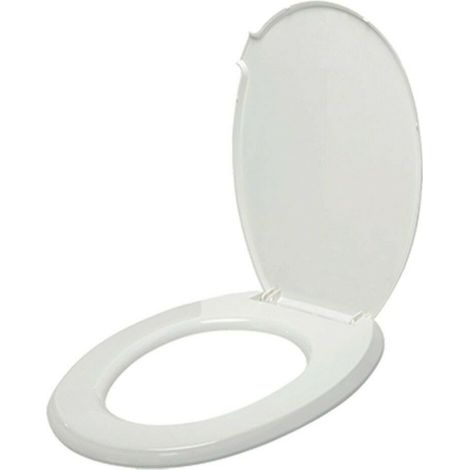 SEDILE COPRI WC IN PLASTICA 37X47 CM TAVOLETTA COPERCHIO ASSE PER WATER