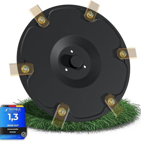 Réglage de la tondeuse robot — Compatible avec les modèles H-Series H500E, H800E, H1500E, H3000E - Plateau à 6 lames - Deux disques renforcés de fibre de verre (1/4)