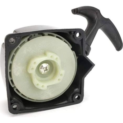 Plaque De Traction - Démarreur À Recul - Pour Tondeuse 40-5 - Distance Trou 67 Mm - En Nylon Pa6 Et Aluminium - 1 Pièce (1/5)