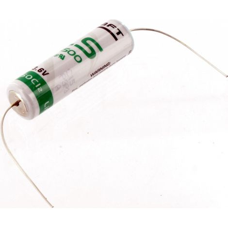 Pile lithium 3,6V 2,6Ah AA LS14500 + Fils Saft (LS14500CNA)
