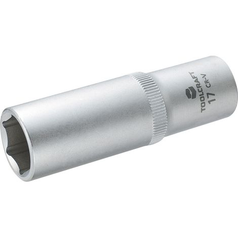 TOOLCRAFT 816182 Außen-Sechskant Steckschlüsseleinsatz 17 mm 1/2" (12.5 mm)