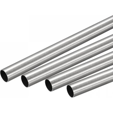 Sourcing map 4 pièces Tube en acier inoxydable 304, diamètre extérieur 11 mm, rond droit sans (1/5)