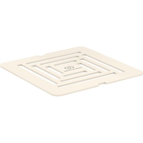 Ideal Standard - Ultra Flat S+, Griglia di scarico per piatto doccia, Acciaio Inossidabile, Sabbia (1/2)