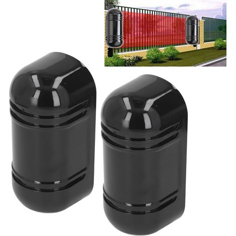 Alarme anti-intrusion à détecteur infrarouge extérieur longue portée, AC12-18V/DC12-24V, 100 m / 328,1 pi (1/5)
