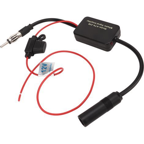 Antenne Radio stéréo de voiture 12V, Signal Stable, effet clair, Booster résistant aux interférences pour véhicule (1/5)