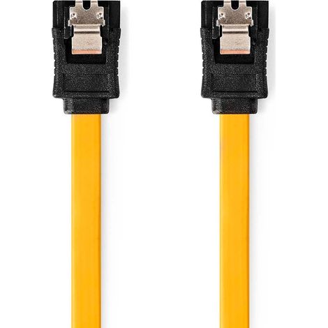 nedis CCGB73250YE10 cavo SATA giallo 1 metro (1/2)
