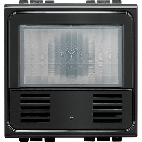 Détecteur de mouvements/luminosité avec poussoir Livinglight MyHOME BUS anthracite BTICINO L4658N
