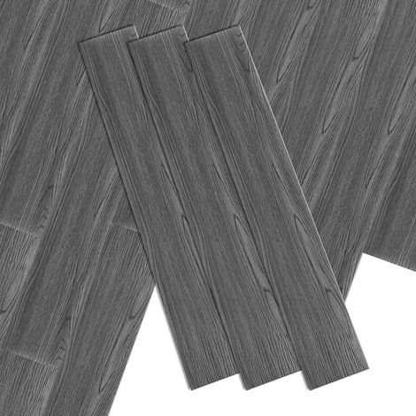 Wolketon PVC Vinylboden Selbstklebend 36 Stk Night Oak 91.5×15.2 cm