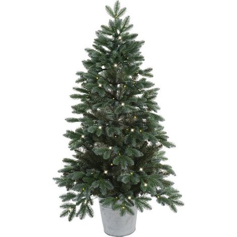 Albero di Natale Trondheim Illuminato h120Ø65cm PE+PVC (1/2)